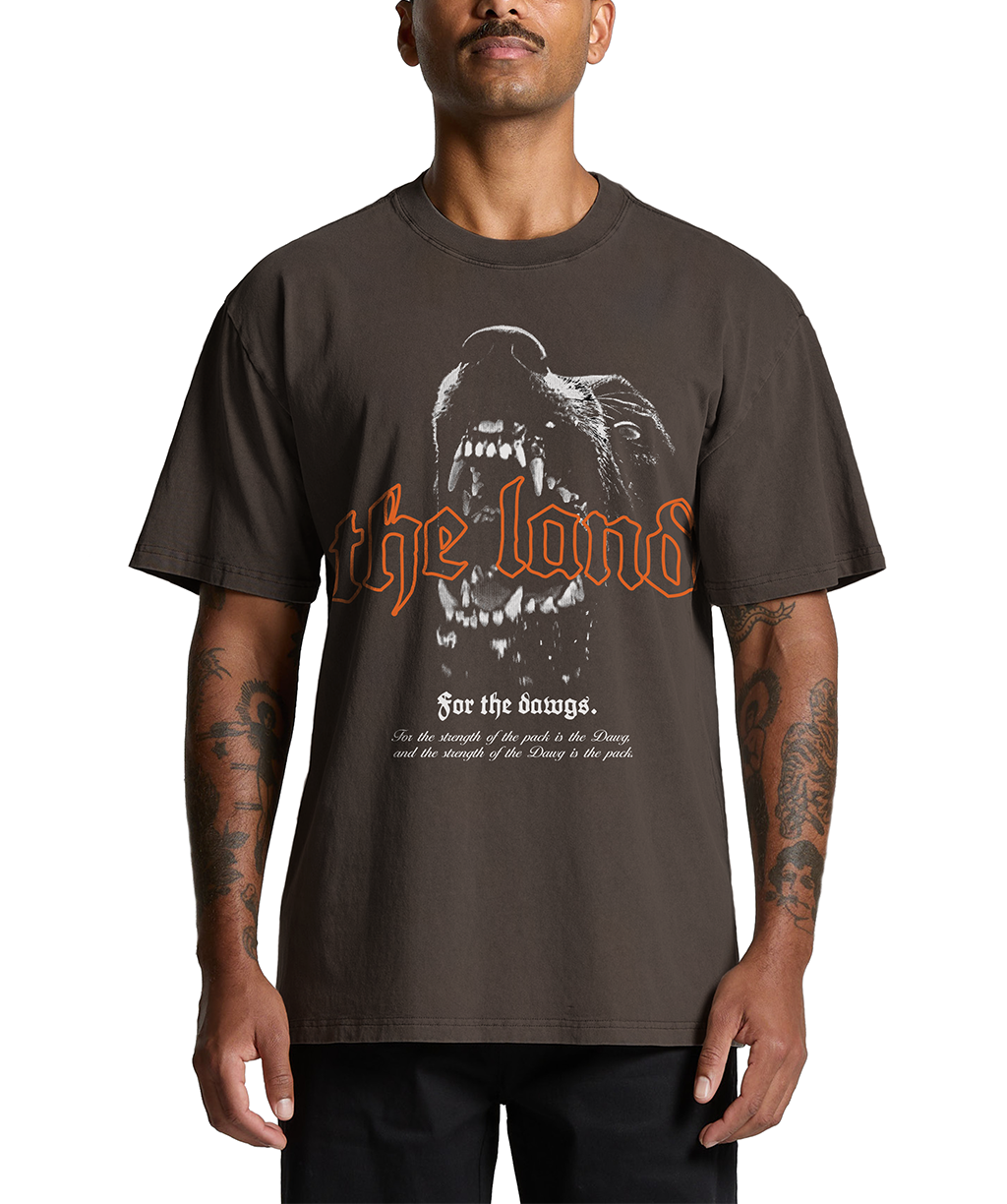 "For the Dawgs" T-shirt (Vintage Brown)