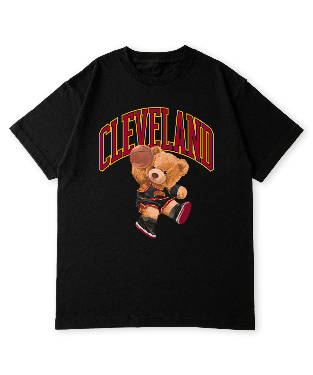 Cleveland Basketball "Air Bear" T-shirt (Black)